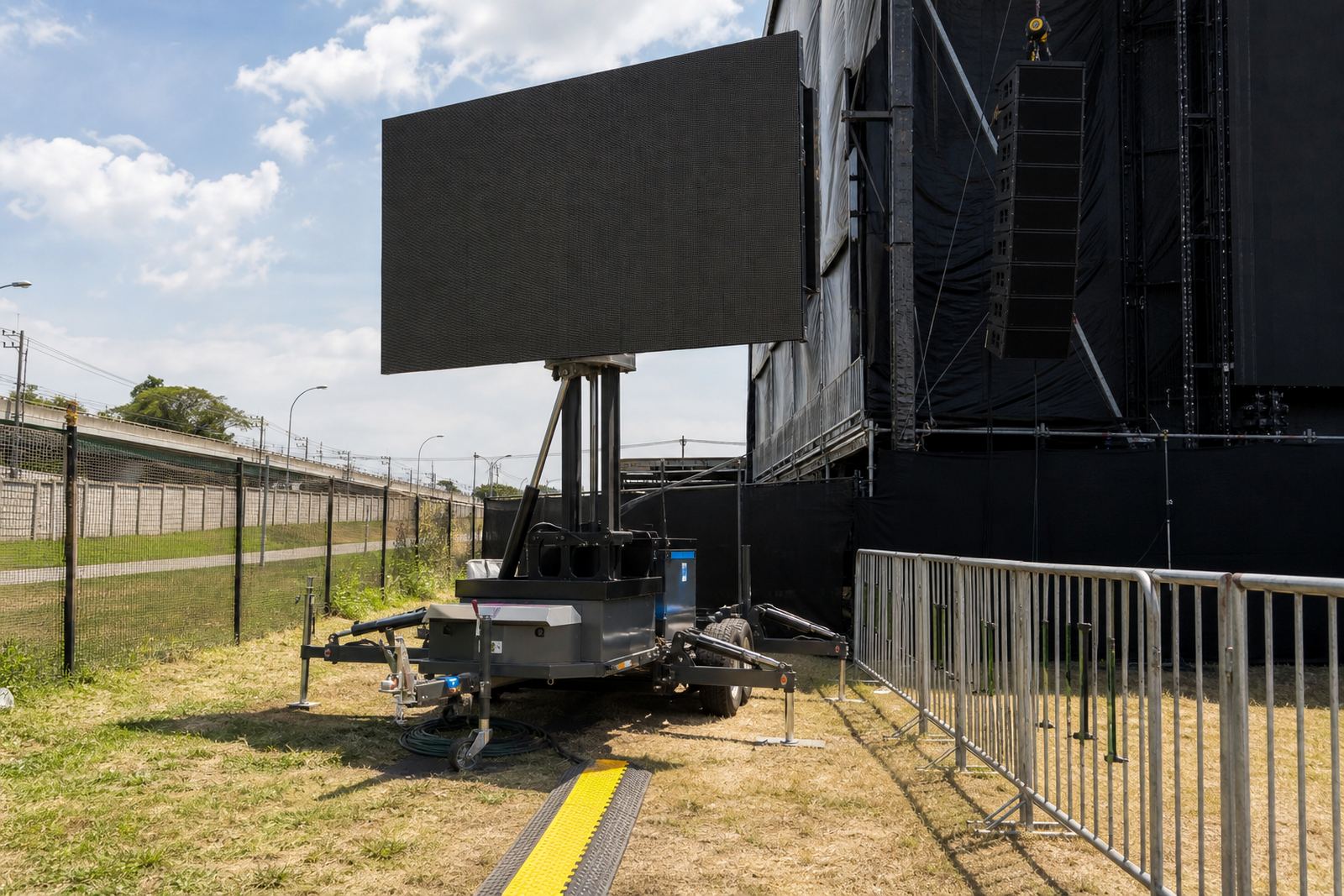 Concert Screen Placement